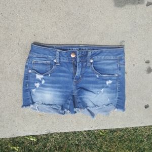 American eagle midi next level Jean shorts sz 4